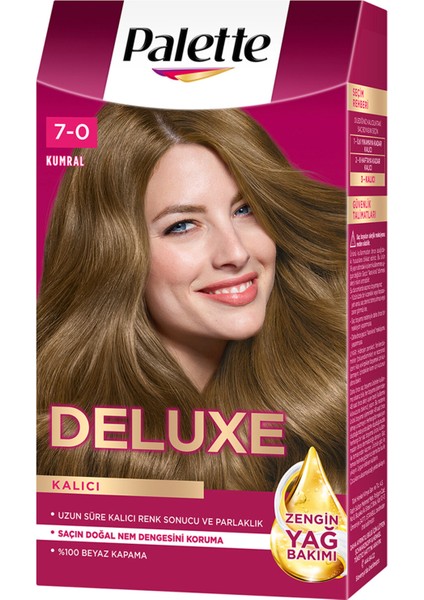 Deluxe Saç Boyası 7-0 Kumral 115 ml 3 Adet