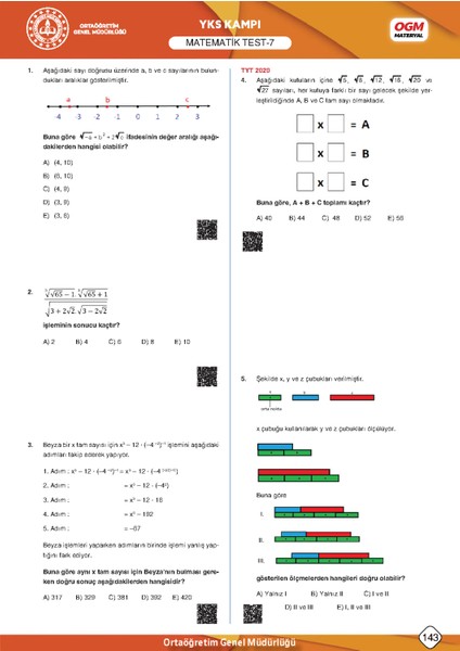 Yks Kampı Tyt (Meb ) modelleri