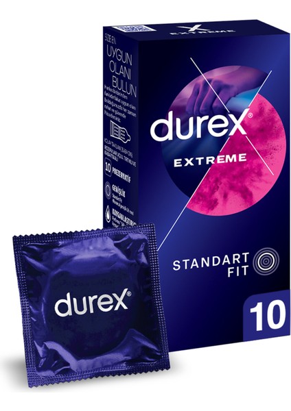 Extreme Geciktiricili ve Tırtıklı Prezervatif 10'lu