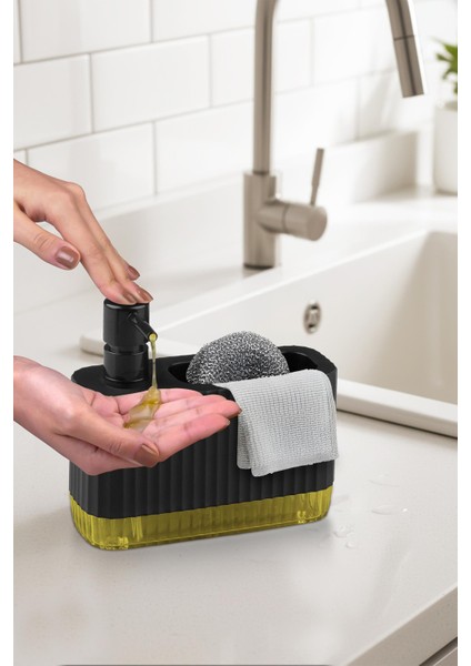 Coliseum Sıvı Sabunluk Seti Siyah fiyatları