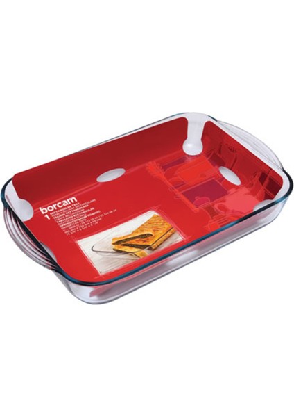 Paşabahçe Borcam Fırın Tepsisi 3850 cc 3 Adet