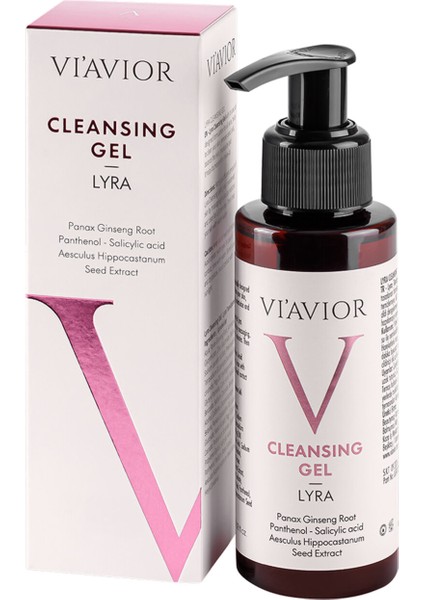 Viavior Gül Özlü Temizleme Jeli 100 ml 4 Adet
