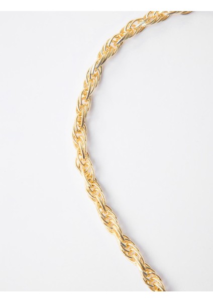 Altın Rengi Burgu Desenli Ayarlanabilir Kolye modelleri