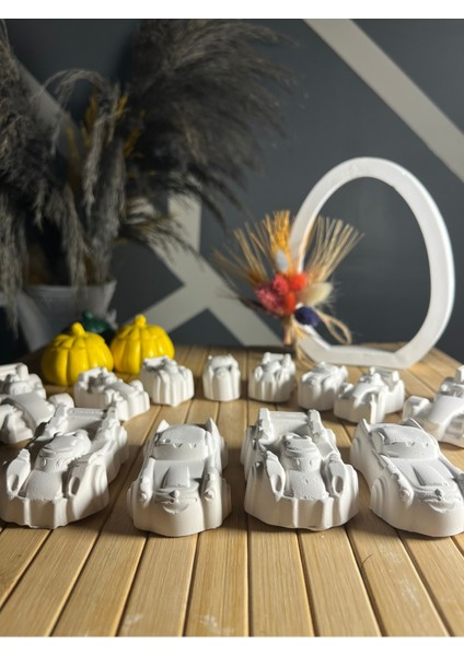 12 Adet M ve S Boy Arabalar Taş Boyama Seti Büst Figür Boyama Çocuk Gelişimi Taş Boyama Boyama Seti modelleri