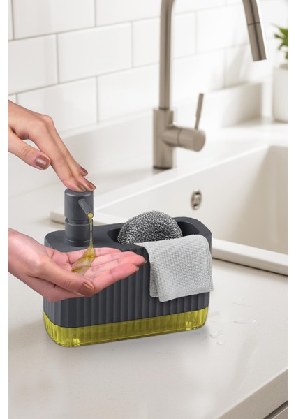 Coliseum Sıvı Sabunluk Seti Antrasit fiyatları