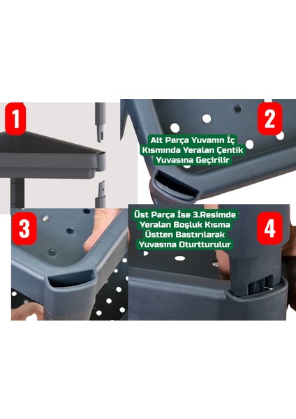 Maja Tekerlekli 2 Katlı Düzenleyici Raf – Mutfak ve Banyo Düzenleyici,evye Altı Deterjanlık fırsatları