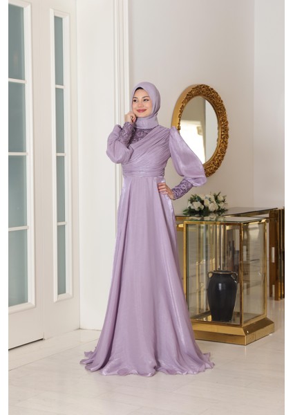 Yağmur Abiye Lila SN106