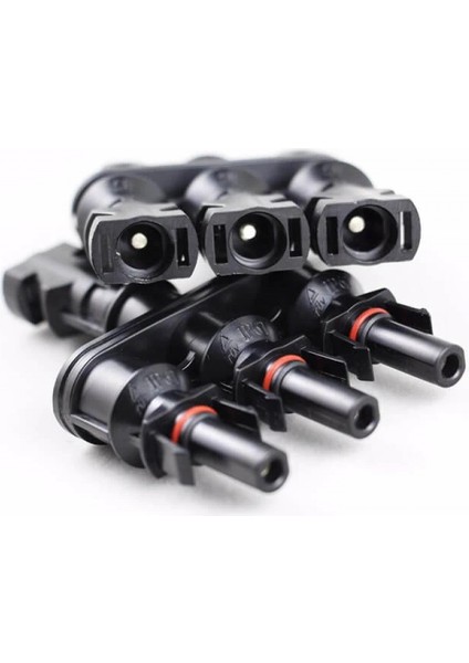 MC4 3’lü T Branch Konnektör | Solar Panel Bağlantı Splitter | 1’e 3 Çoğaltıcı – Su Geçirmez, UV Dayanımlı fiyatları