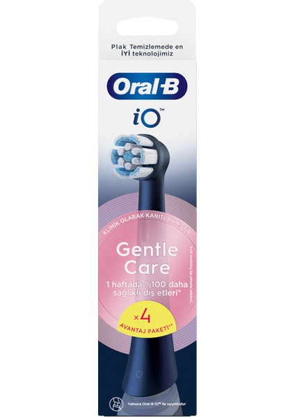 Io Gentle Care Siyah Diş Fırçası Yedek 2 Adet