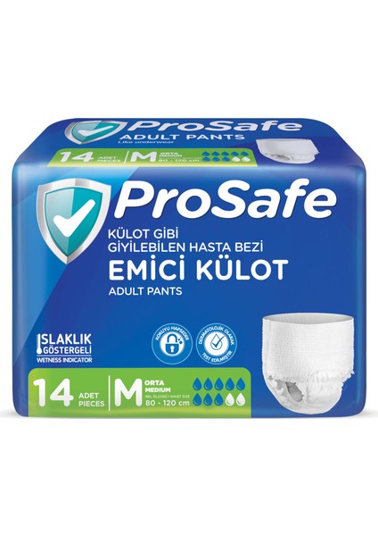Prosafe Emici Külot Orta 14'lü 2 Adet