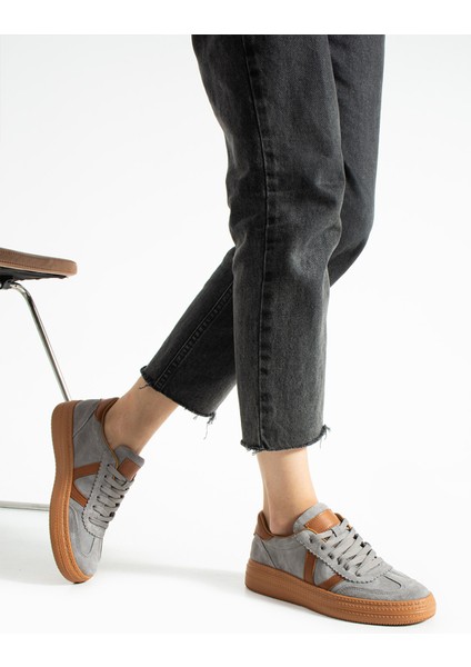 Ceesay Kadın Gri Süet Günlük Ayakkabı fiyatları