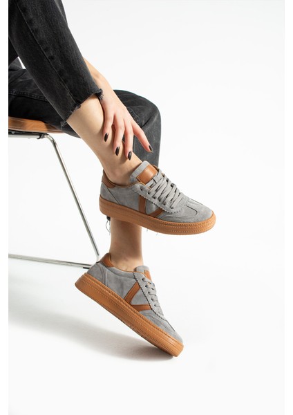 Ceesay Kadın Gri Süet Günlük Ayakkabı fırsatları