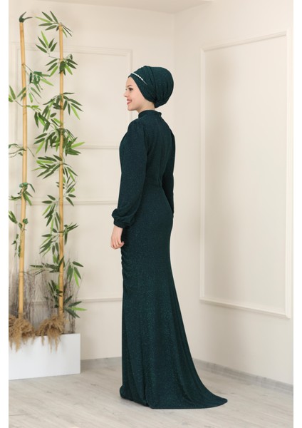 Puantiyeli Rüya Abiye Zümrüt ESM18 fiyatları