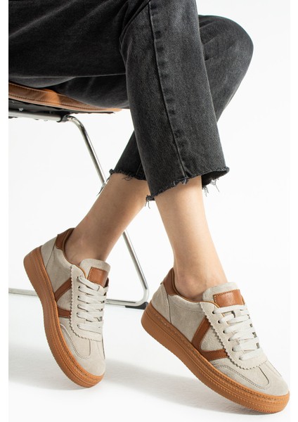 Ceesay Kadın Bej Süet Günlük Ayakkabı fiyatları