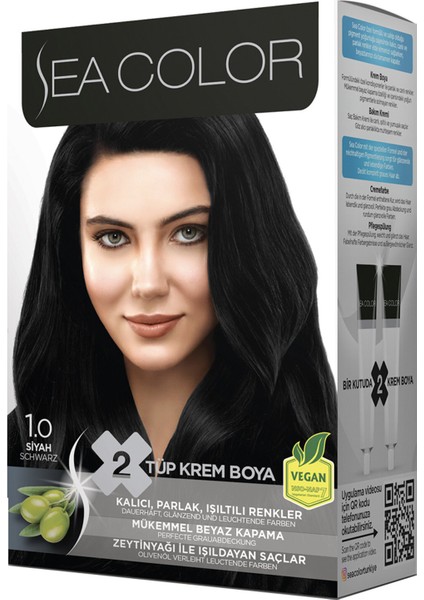 Saç Boyası Seti 1.0 Siyah 4 Adet