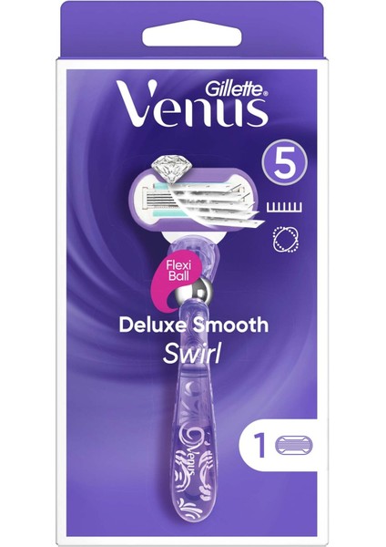 Extra Smooth Swirl Tıraş Makinesi + Yedek Başlık 3 Adet