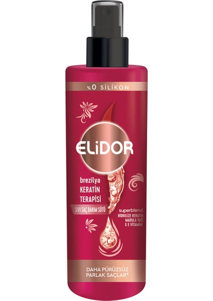 Saç Bakım Sütü Brezilya Keratin Terapisi 200 ml 2 Adet