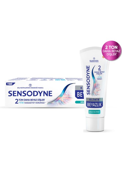 Klinik Beyazlık Güçlü Diş Minesi Diş Macunu 75ML