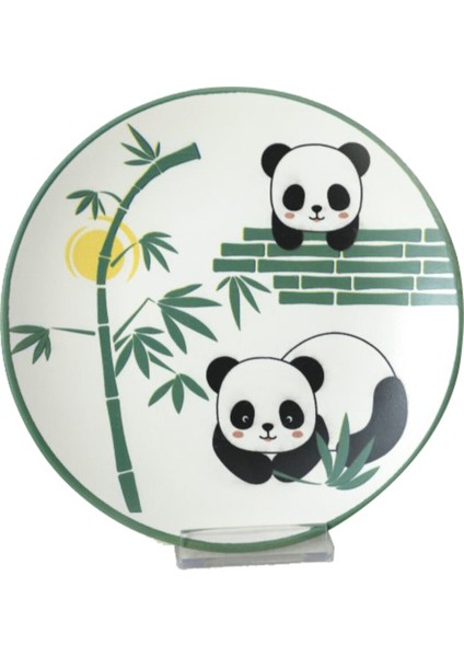 Seramik Pasta Tabak Çocuk Dekor 20 cm 3 Adet