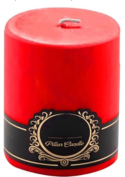 7x7 Kırmızı Baton Mum 3 Adet