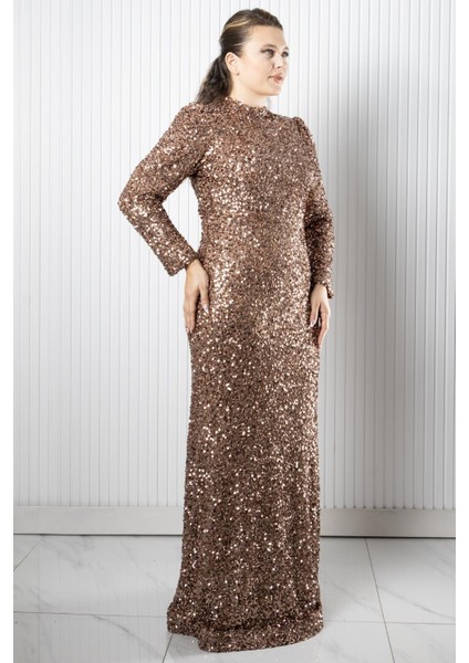 Payetli Balık Abiye Bakır AHN272 fırsatları