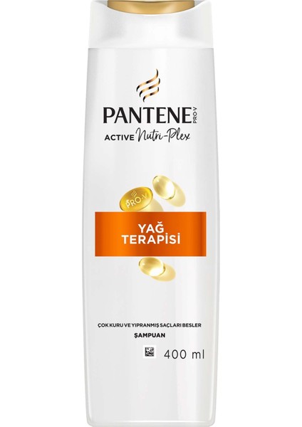 Pantene Yağ Terapisi Şampuan 400 ml 4 Adet