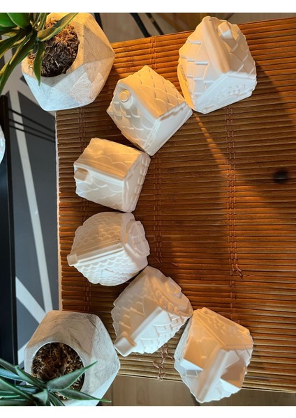 Ev (Mega) Taş Boyama Büst Figür Obje Boyama Taş Boyama Seti Xxl Boy Eğitici Ev Boyama