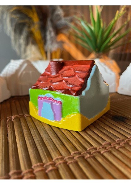 Ev (Mega) Taş Boyama Büst Figür Obje Boyama Taş Boyama Seti Xxl Boy Eğitici Ev Boyama