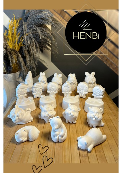 22 Adet Xxl Kurabiye Adam ve Hayvanlar Taş Boyama Çocuk Gelişimi Taş Boyama Seti Etkinlik