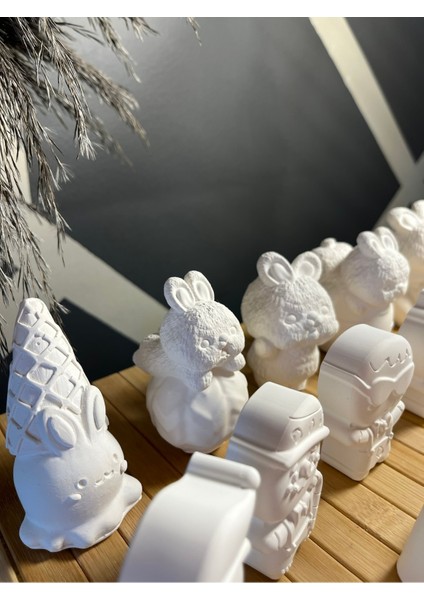 22 Adet Xxl Kurabiye Adam ve Hayvanlar Taş Boyama Çocuk Gelişimi Taş Boyama Seti Etkinlik fırsatları