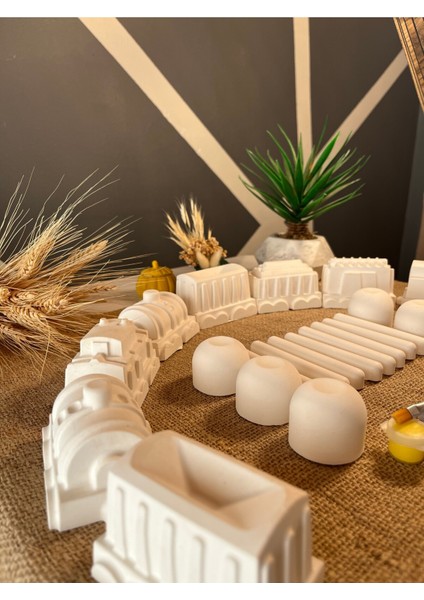 23 Adet (3d) Tren Seti Taş Boyama Çocuk Gelişimi Etkinlik Figür Taş Boyama Seti Train Stone Painting fiyatları