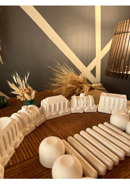 23 Adet (3d) Tren Seti Taş Boyama Çocuk Gelişimi Etkinlik Figür Taş Boyama Seti Train Stone Painting