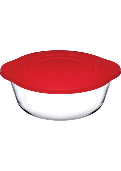 Borcam Kırmızı Kapaklı Tencere 1450 cc 3 Adet