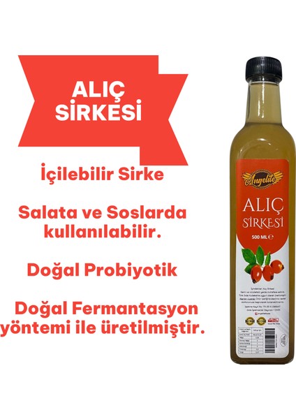 Alıç Sirkesi 500 ml – Doğal Fermente & Katkısız – Kalp Dostu Sirke fiyatları