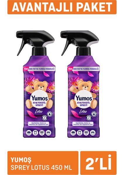 Sprey Lotus 2 x 450 ml 4 Adet