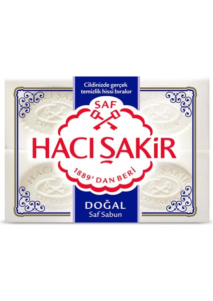 Doğal Beyaz Kalıp Sabun 4X150 G 4 Adet