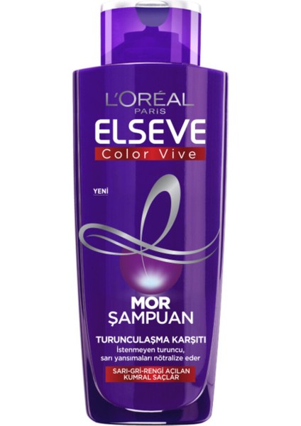 L'oréal Paris Elseve Turunculaşma Karşıtı Mor Şampuan 200 ml