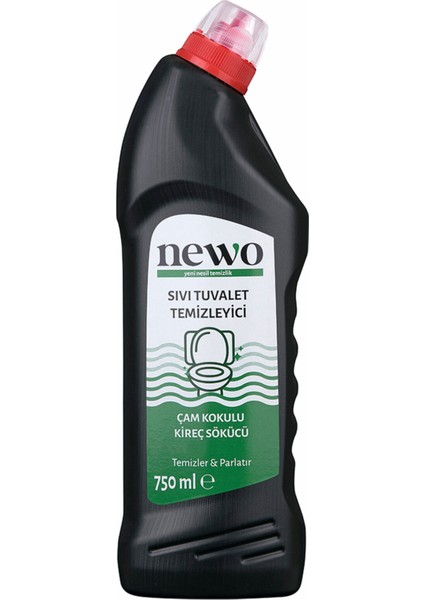 Sıvı Tuvalet Temizleyici Çam Kokulu 750 ml 4 Adet