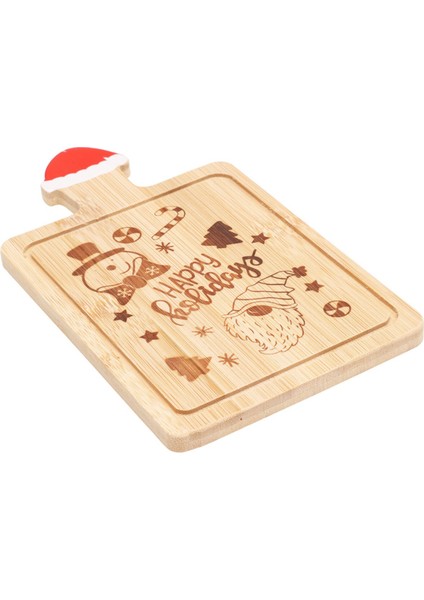 Ahşap Desenli Sunum Tahtası 19 x 11 x 1 cm 2 Adet