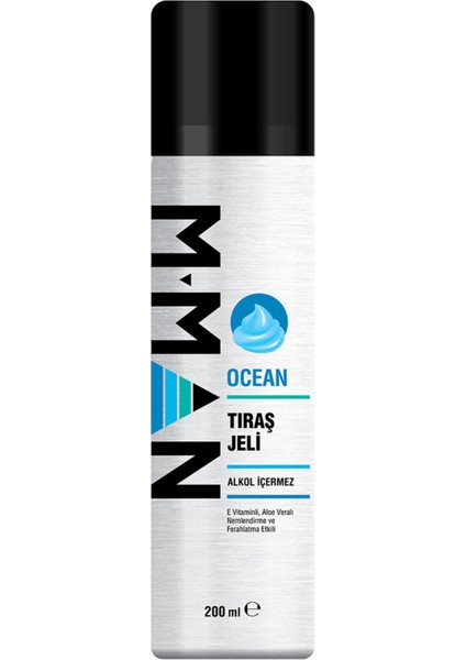Tıraş Jeli Ocean 200 ml 2 Adet