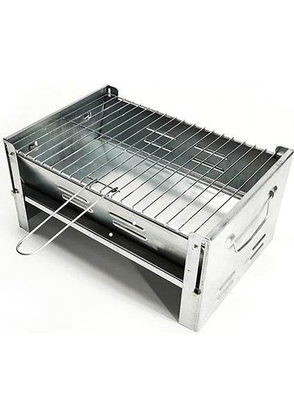 Közgrill Galvaniz Katlanır Mangal 27 x 40 cm