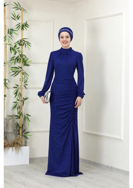 Rüya Abiye Elbise Saks ESM16