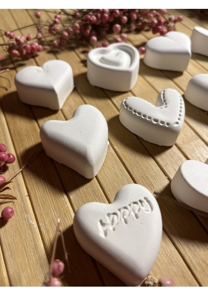 12 Adet (3d) Sevgiliye Hediyelik Kalpli Boyama Seti Magnet Boyama Taş Boyama Seti fiyatları