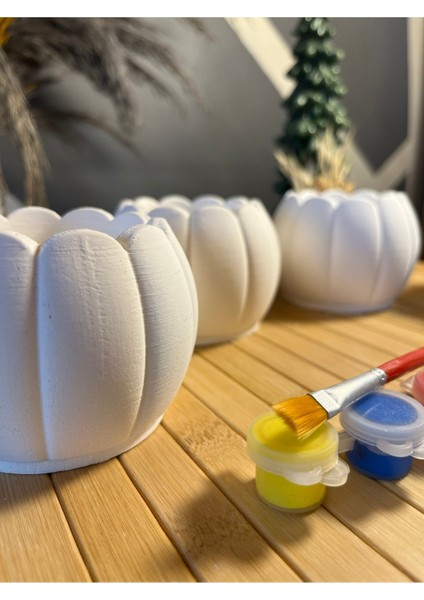 Taş Boyama Seti Küçük Saksı Büst Figür Boyama Çocuk Gelişimi Çocuk Etkinliği El Becerisi Etkinliği modelleri