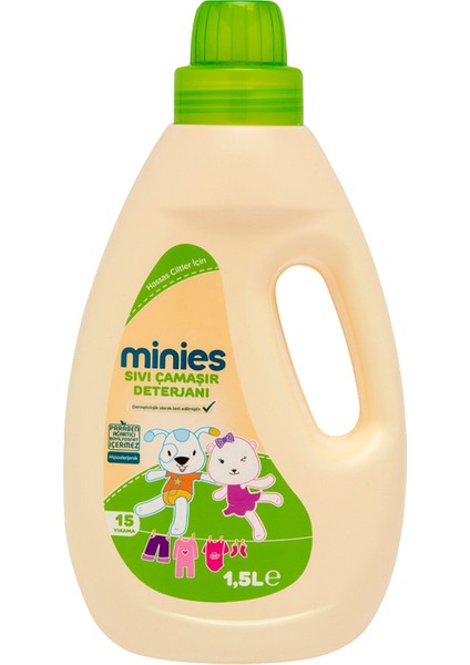 Sıvı Çamaşır Deterjanı 1.500 ml 4 Adet