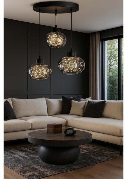 Ferluce SC12 - X2 3 Lu Perı LED - Fume