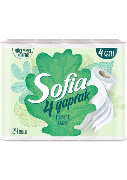 4 Yaprak Tuvalet Kağıdı 24'lü 2 Adet