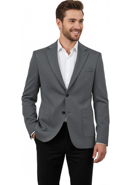 Erkek Tek Spor Ceket Çift Yırtmaçlı BGL-ST04979