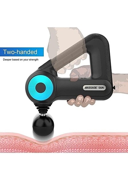 Masaj Aleti 6 Kademeli Masaj Tabancası Şarjlı Sessiz Taşınabilir Masaj Cihazı modelleri