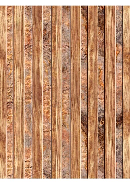 Ahşap Versace Lambri Desenli Isı ve Ses Yalıtımlı Sağlıklı Tekstil Duvar Kağıdı fiyatları